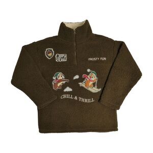 Chip & Dale - Freeze Women's Licensed Character Ultra Soft Mock Neck Sherpa Flee